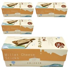 DJULIS 德朱利斯 台東紅藜小米起司棒, 63g, 4盒