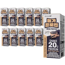 BODYLAB 7種黑色穀物高蛋白飲, 1組, 12瓶