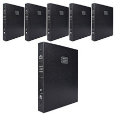 희망사무포인트 A5 리클 3공 O링 바인더 BA3206, 흑색, 6개