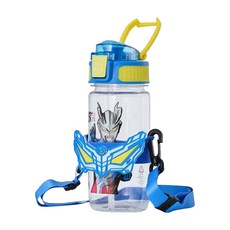 Kikimmy 超人力霸王 兒童TRITAN水壺杯套組, 550ml, 可調整式揹帶, ZERO, 500ml, 1個