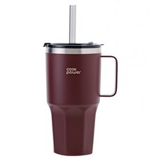 cook power 鍋寶 316真空冰熱超霸杯 紅酒棕 950ml, 1個