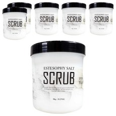ESTESOPHY 伊蘭鹽皂身體磨砂膏, 1kg, 6個