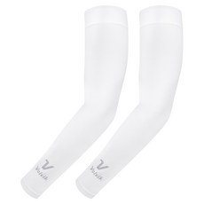 Volvik 新款無縫涼感袖套 2入, 1套, 白色