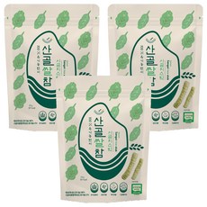 에코맘의산골이유식 산골쌀참, 시금치, 25g, 3개