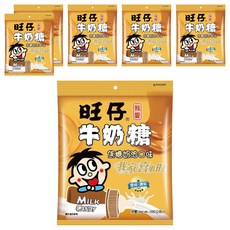 旺旺 旺仔牛奶糖 焦糖奶油口味, 6包, 100g