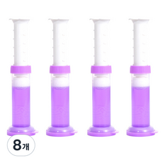 WithWin 印章式凝膠馬桶清潔劑 紫色薰衣草香, 40g, 8個