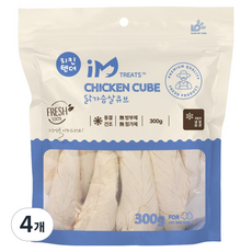 투투펫 고양이 전연령 아임트릿 동결건조 텐더 사료, 4개, 300g, 아임닭가슴살 동결건조 치킨텐더