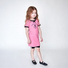 MARI N MORI 女童涼感透氣Telling Bunny蕾絲洋裝