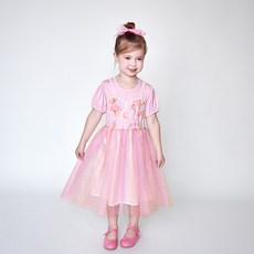 MARI N MORI 夏日彩虹公主涼感透氣連身裙