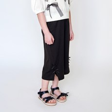 MARI N MORI 女童涼爽雙蝴蝶結寬褲