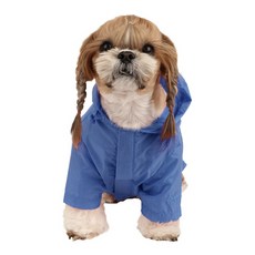 퍼피아 레인코트 원더레인코트, 로얄블루, 1개