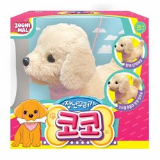 zoonimal 淘氣可可電動動物玩偶, 250mm, 混合色