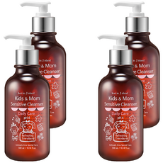 kori in J island 孩童私密處無泡沫清潔凝膠, 300ml, 4瓶