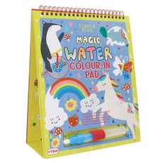 FLOSS & ROCK 水畫本, 魔法水彩著色本, 包含筆, 1本, 彩虹仙子