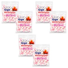 Giga 迷你心形棉花糖, 100g, 6個