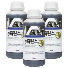 세제몰 업소용 식기세척기 농축린스 프리미엄, 1L, 3개