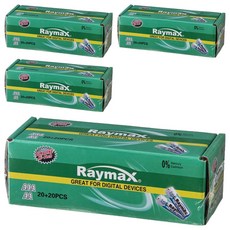 레이맥스 알카라인 건전지 AAA 20p + AA 20p, 40개입, 4세트