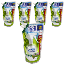 febreze 風倍清 織物雙倍除菌消臭噴霧 綠茶清新 特大補充包, 640ml, 5袋