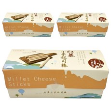 DJULIS 德朱利斯 台東紅藜小米起司棒, 63g, 3盒