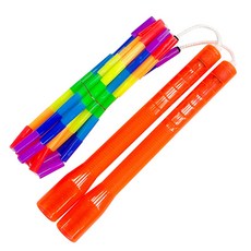 JFROPE Twinkle 彩虹串珠跳繩, 紅色