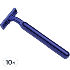 藍色市場酒店用品不銹鋼一次性剃須刀藍色, 10個, 1入