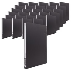 Heemang 無孔PP活頁夾 A4, 黑色, 30個