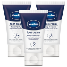 Vaseline 凡士林 深層保濕足霜, 55g, 3條