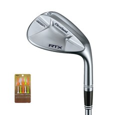 클리브랜드 RTX DEEP FORGED 단조 스틸 웨지 DGS200 + 골프티, 58도
