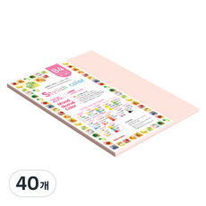 종이문화 스타일리쉬 두꺼운 혼합색지 205g 07 SN Pink Tone, 40개, B4