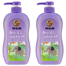 依必朗 Angel Baby 嬰兒沐浴精, 600ml, 2瓶