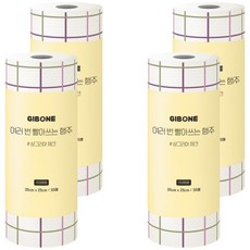 GIBONE 可重複水洗抹布 桑格利亞格紋, 35枚入, 4個