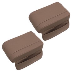 엠노블 차량용 팔걸이 콘솔쿠션 일반형, 다크브라운, 2개