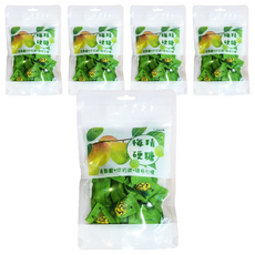 甲仙農會 梅仙子梅精糖 單顆包裝, 80g, 5袋
