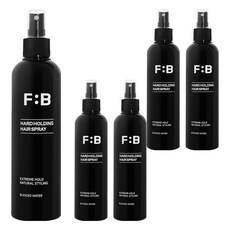 포뷰트 하드 홀딩 헤어 스프레이, 250ml, 5개