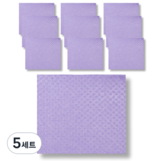 이랑이랑 셀룰로오스 스웨덴행주 퍼플, 5세트, 10개입