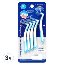 Denpicks L型牙間刷, 3個, 5入, 0.9mm