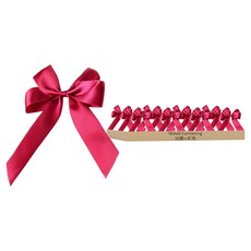 Maket Gamseong 禮品包裝烘焙裝飾緞帶, 30個, 紅色