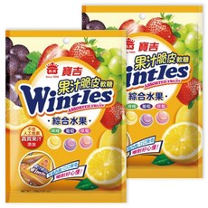 義美 果汁脆皮軟糖 綜合水果, 108g, 2袋