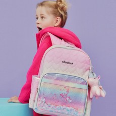 Benetton 兒童女童心形絎縫背包 QCBGP1311YEOS