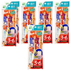 LION 獅王 Systema 細潔 兒童牙刷 3-6歲適用 柔軟刷毛 小刷頭, 極細毛 混合顏色, 2支, 6組