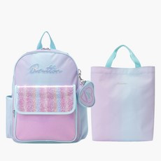 benetton 班尼頓 極光雙肩包+新款小袋+零錢包套組SETQCBGP6311MTOS