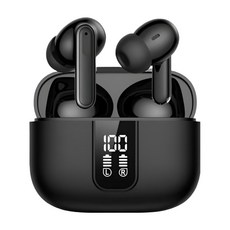 GIGASTONE 立達 真無線降噪藍牙耳機 藍牙5.4 Type-C快充 IPX5防水, TAL1, 黑色