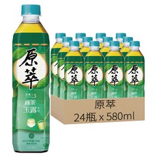 原萃 綠茶玉露, 580ml, 24瓶