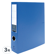 morning glory 雙色3孔D型環活頁夾 50mm, 3個, 藍色