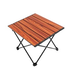 PDS스포츠 피크닉과 캠핑 겸용 접이식 미니 테이블, 브라운