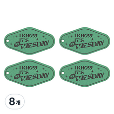 VENDICT 車用紙質芳香劑 香水香氛包香氛掛片 11g, NEW CAR(星期二), 8個