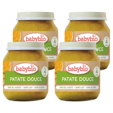 babybio 生機甜薯泥, 甜薯, 130g, 4罐