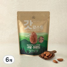 오볶집 갓 로스팅 구운아몬드, 200g, 6개