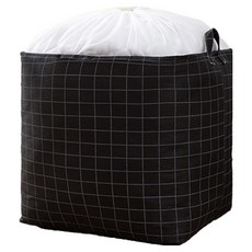 인아트 다용도 사각 세탁 바구니, 블랙체크