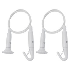 takongpan 鋼絲天花板畫框掛勾 (大), 白色, 2個